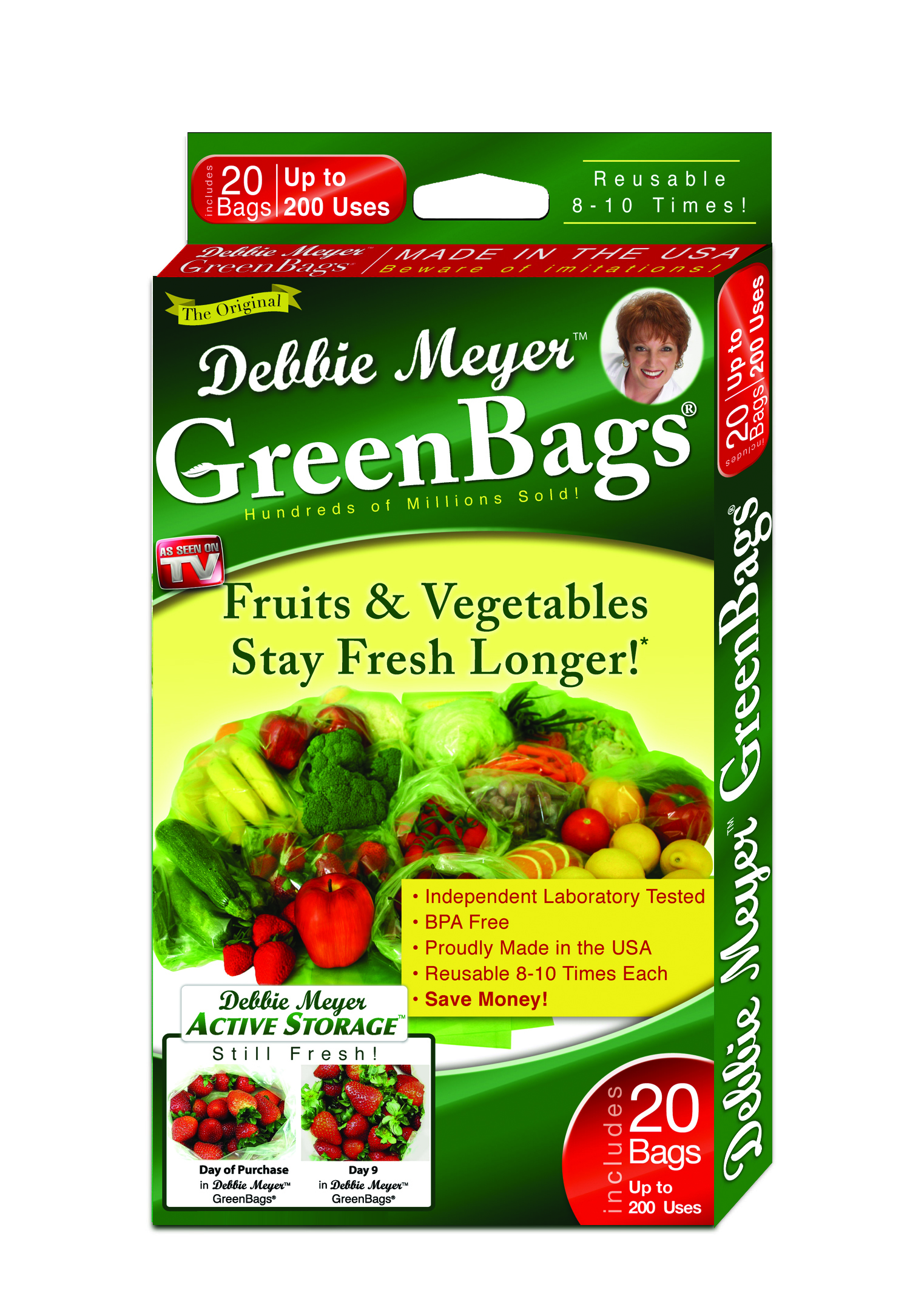 debbie myers green bags